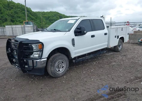 2022 Ford F-250 Xl из США, поврежденный, VIN 1FT7W2B62NEF35464